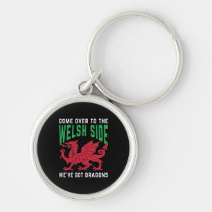 Kom naar de Welsh Side waar we Dragons hebben. Sleutelhanger