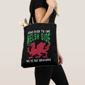 Kom naar de Welsh Side waar we Dragons hebben. Tote Bag (Dichtbij)