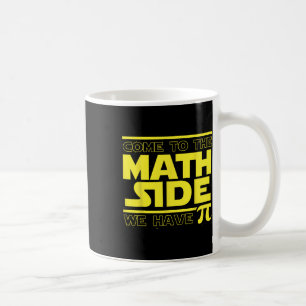 Kom naar de wiskundekant, we hebben Pi, leuke Pi-d Koffiemok