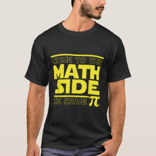 Kom naar de wiskundekant, we hebben Pi, leuke Pi-d T-shirt