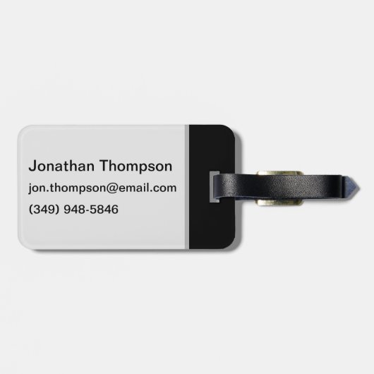 Kom naar de zijkant van de nerd bagagelabel (Achterkant horizontaal)