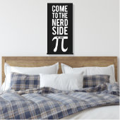 Kom naar de zijkant van de nerd canvas afdruk (Insitu (Slaapkamer))