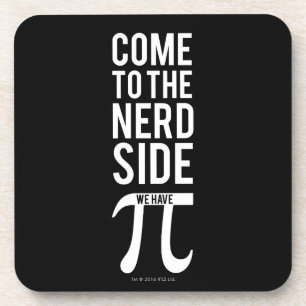 Kom naar de zijkant van de nerd drankjes onderzetter