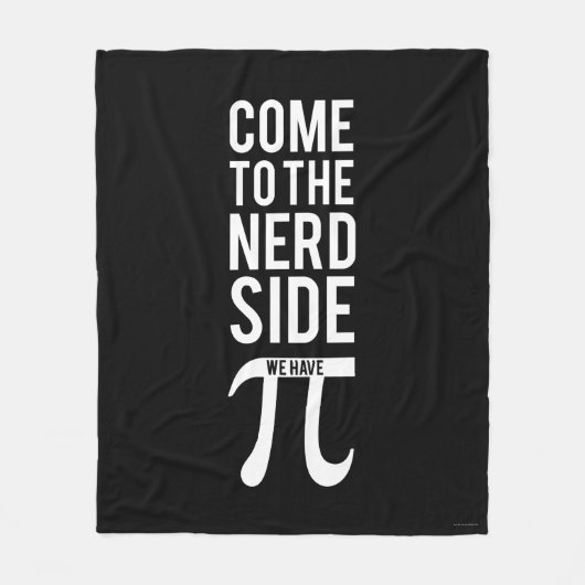 Kom naar de zijkant van de nerd fleece deken (Voorkant)
