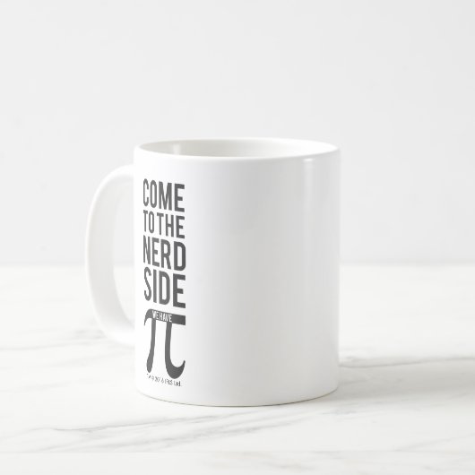 Kom naar de zijkant van de nerd koffiemok (Voorkant links)