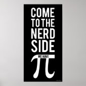 Kom naar de zijkant van de nerd poster (Voorkant)
