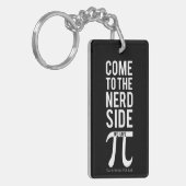 Kom naar de zijkant van de nerd sleutelhanger (Voorkant Links)