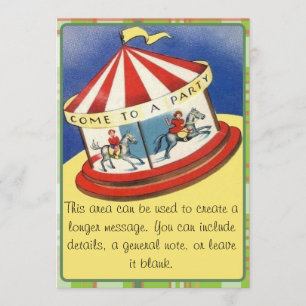 Kom naar een feestje kaart