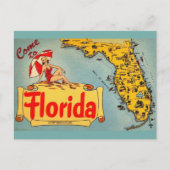 Kom naar Florida Briefkaart (Voorkant)
