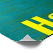 Kom naar Hawaii vintage poster (Hoek)