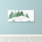 Kom naar het bos van de Nota van de Hout. Canvas Afdruk (Insitu (Houten vloer))