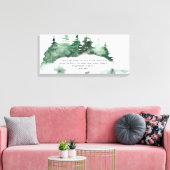 Kom naar het bos van de Nota van de Hout. Canvas Afdruk (Insitu (Woonkamer))