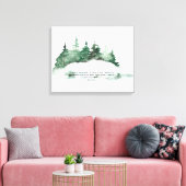 Kom naar het bos van de Nota van de Hout. Canvas Afdruk (Insitu (Woonkamer))