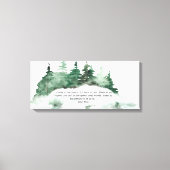 Kom naar het bos van de Nota van de Hout. Canvas Afdruk (Voorkant)