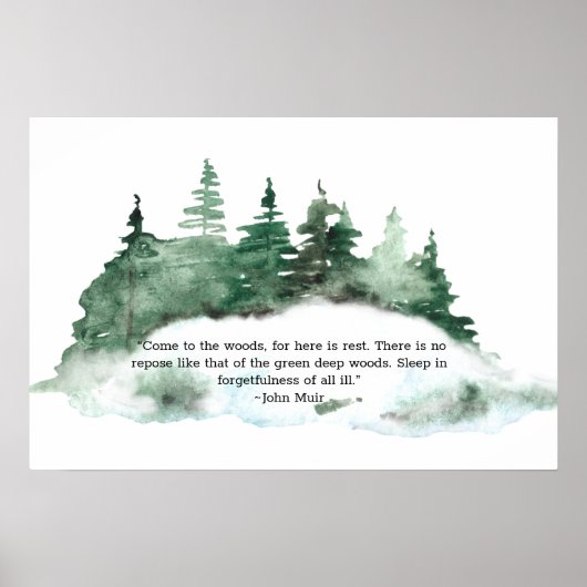 Kom naar het bos van de Nota van de Hout. Poster (Voorkant)