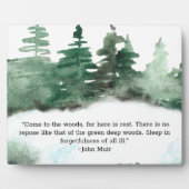 Kom naar het bos van het bos van de Rood Muir Quot Fotoplaat (Voorkant)