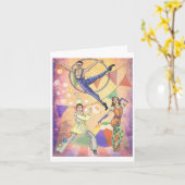 Kom naar het circus kaart (Gele Bloem)