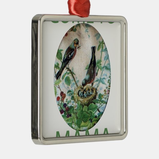 Kom naar mama.png metalen ornament (Rechts)