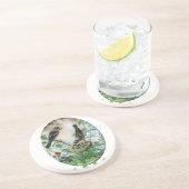 Kom naar mama.png zandsteen onderzetter (Zijkant)