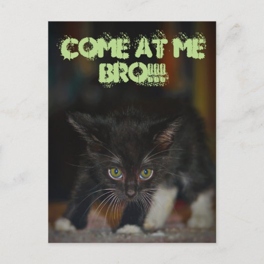 Kom naar me, Bro. Briefkaart (Voorkant)