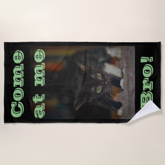 Kom naar me, bro. strandlaken (Voorkant)