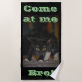 Kom naar me, bro. strandlaken (Voorkant)