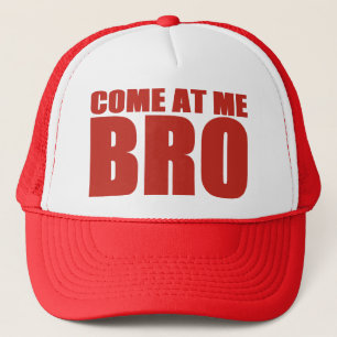 KOM NAAR ME BRO Trucker Hat (rood) Pet