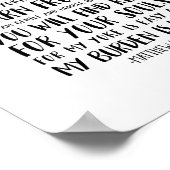 Kom naar me toe, allemaal, Matthew 11:28-30 Poster (Hoek)