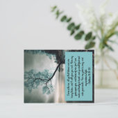 Kom naar me toe als je vermoeiend bent. briefkaart (Staand voorkant)