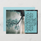 Kom naar me toe als je vermoeiend bent. briefkaart (Voorkant / Achterkant)