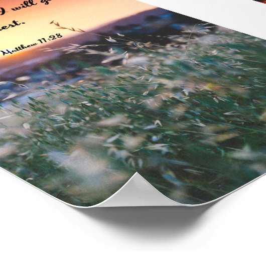 Kom naar me toe - Bijbel Poster (Hoek)