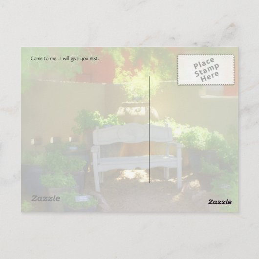 Kom naar me toe... briefkaart (Achterkant)