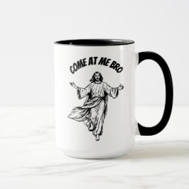 Kom naar me toe Bro Funny Jesus Christelijke Bijbe Mok