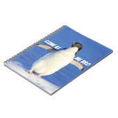 Kom naar me toe, Bro Funny Meme Penguin Notitieboek (Linkerzijde)