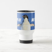 Kom naar me toe, Bro Funny Meme Penguin Travel Mug Reisbeker (Center)