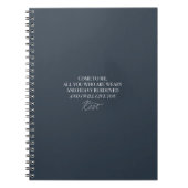 Kom naar me toe en ik geef je Notitieboek (Voorkant)