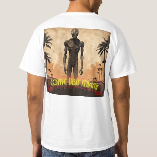 Kom naar Miami T-shirt (Achterkant)
