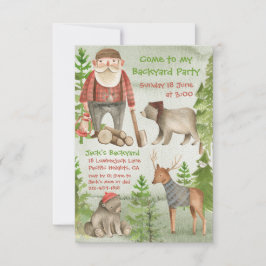 Kom naar mijn achtertuin in Lumberjack Woodland