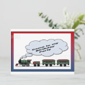 Kom naar mijn Birthday Party Kaart (Staand voorkant)