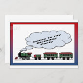 Kom naar mijn Birthday Party Kaart (Voorkant / Achterkant)