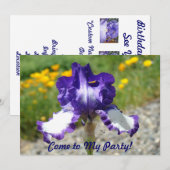 Kom naar mijn feestje! Birthday Party Fun-uitnodig Kaart (Voorkant / Achterkant)