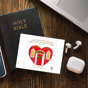 Kom naar mijn Hart Heer Jezus Inspirerend Briefkaart