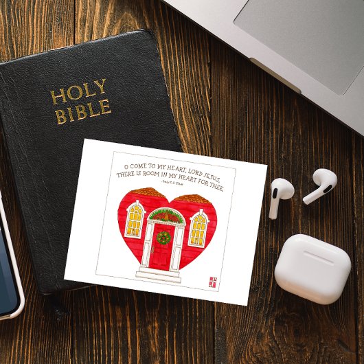 Kom naar mijn Hart Heer Jezus Inspirerend Briefkaart