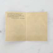 Kom naar mijn soep: Walt Whitman condolence Kaart (Binnen)