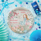 Kom naar m'n feest op Tea Party Papieren Bordje (Feest)