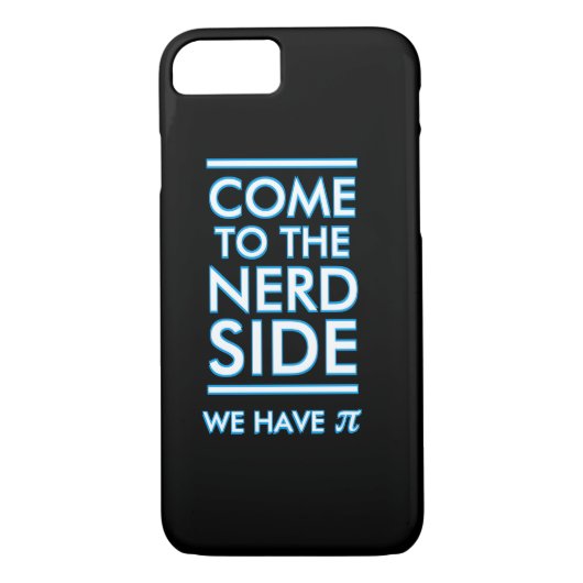 Kom naar Nerd We hebben een i Funny iPhone Case (Achterkant)