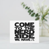 Kom naar Nerd, we hebben Pi. Briefkaart (Staand voorkant)