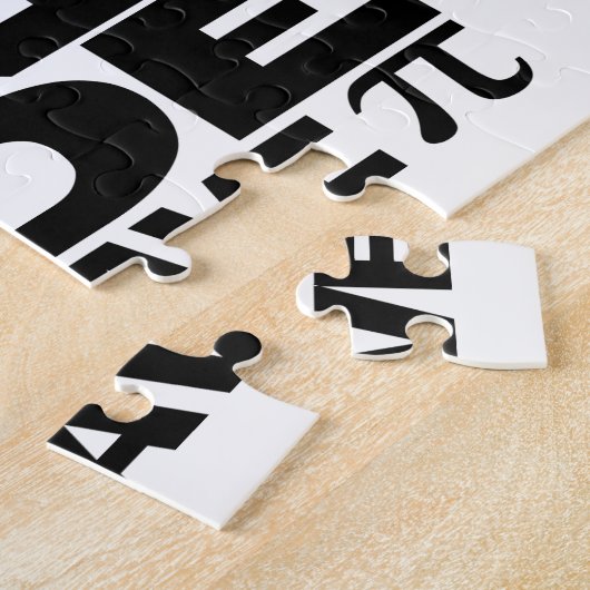 Kom naar Nerd, we hebben Pi. Legpuzzel (Zijkant)