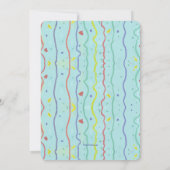 Kom naar ons Mardi Gras-feest Kaart (Achterkant)