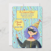 Kom naar ons Mardi Gras-feest Kaart (Voorkant)